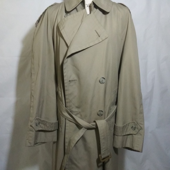 Hand Tailored tan trench coat - Picture 1 of 6